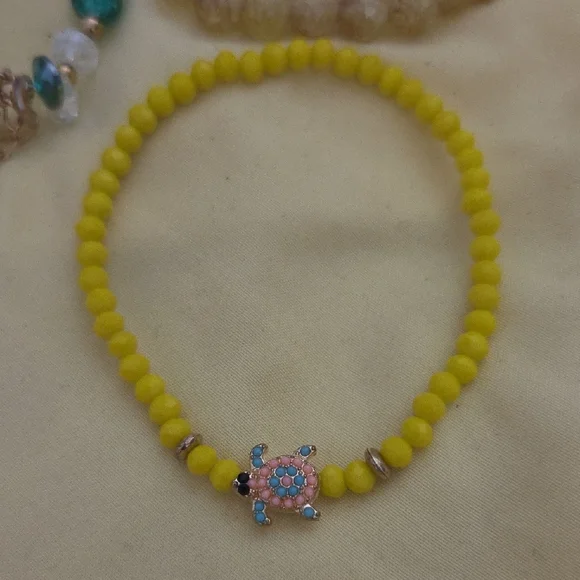 Colorful Beaded Kids Bracelet Set - Picture 2 of 4